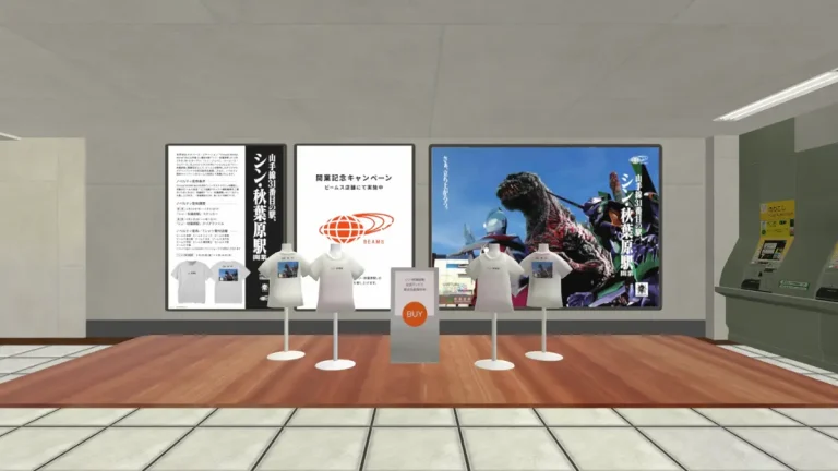 「Virtual AKIBA World」とビームスがコラボ。開業記念Tシャツの販売も