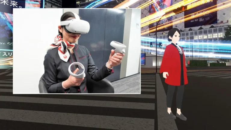 バーチャル渋谷にてJAL客室乗務員がアバターの操作方法をガイドしてくれる！バーチャル大阪観光も