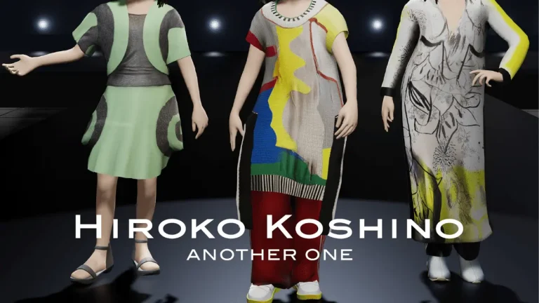 「コシノヒロコ」がメタバース内で使えるアバター用のウェアラブルNFTを6月9日21時より販売開始