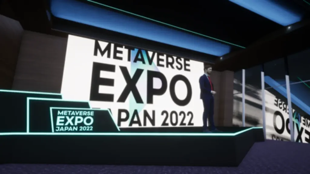Meta社主催による「METAVERSE EXPO JAPAN 2022」イメージ