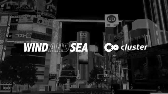 「cluster」と「WIND AND SEA」が9月15日よりコラボ開始