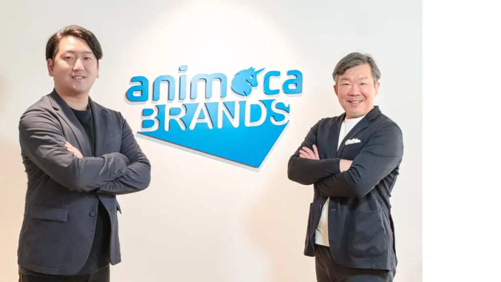 Brave group代表の野口氏とAnimoca Brands KKの 岡澤氏