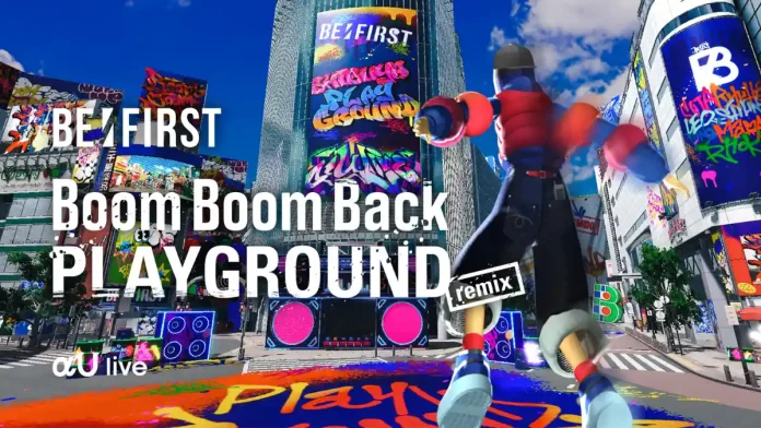 stuとKDDIが「αU」の新サービス「αU live」にてライブコンテンツ「Boom Boom Back PLAYGROUND remix」を共創