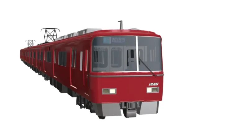 再現した名鉄電車（3500系）