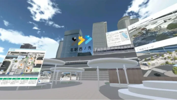 名古屋駅西広場の未来を現したメタバース空間「名駅西メタバース（試行版）」を11月2日より公開【taziku】