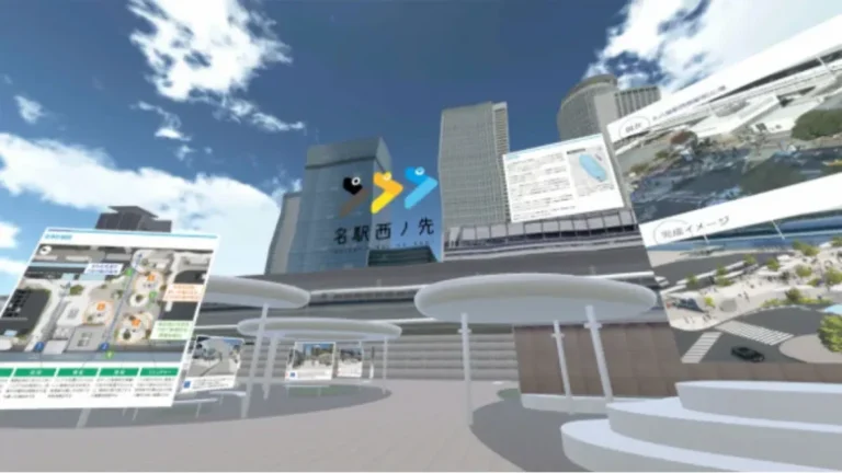 名古屋駅西広場の未来を現したメタバース空間「名駅西メタバース（試行版）」が11月2日より公開【taziku】