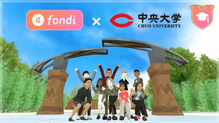 中央大学、英会話メタバースfondiと提携し「中央大学fondi校」を設立。メタバース空間内でグローバル人材育成の実証実験を開始