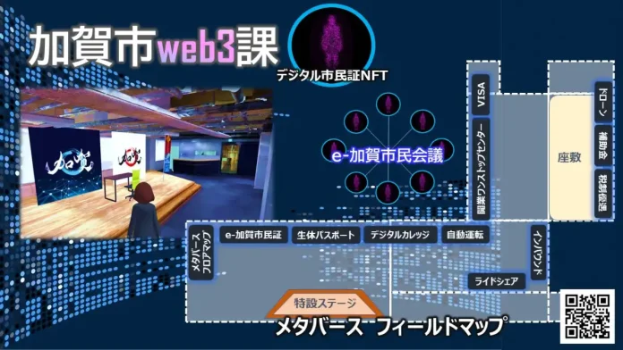 石川県加賀市、起業家支援プロジェクトを始動。リモートでの開業相談も可能な「加賀市web3課」をメタバース空間に立ち上げ
