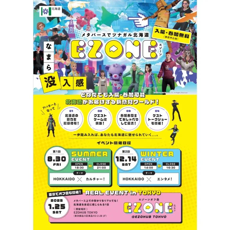 メタバースイベント第1回『EZONE～SUMMER EVENT』