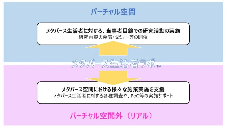 「メタバース生活者ラボ™」の活動内容