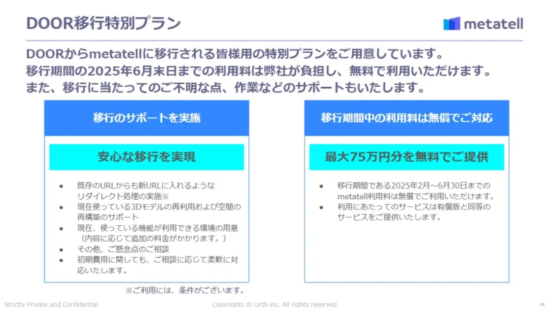 DOORからの移行プラン詳細