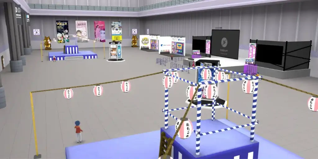 「メタコミVol.3」法人エリア・イベントステージ
