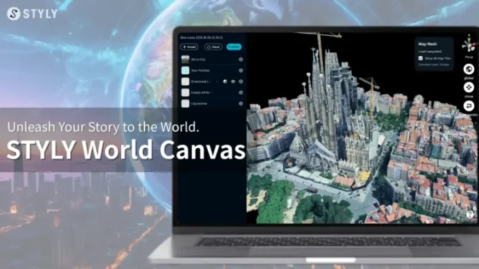 STYLY、STYLY Studio新機能「STYLY World Canvas」提供開始 - 東京・パリなど世界中の都市をXR空間として構築可能に