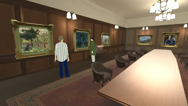 三菱UFJ銀行メタバース:銀行が保有する貴重なアートも展示