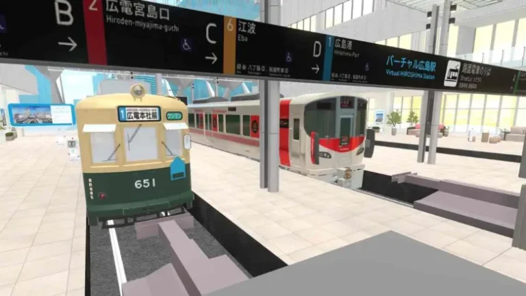 JR西日本「バーチャル広島駅」8月1日に大規模リニューアル – リアルでは見れない「夢の車両共演」がメタバースで実現