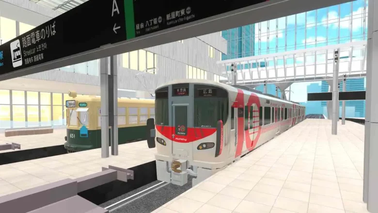 リアルでは見られない２社の車両が共演